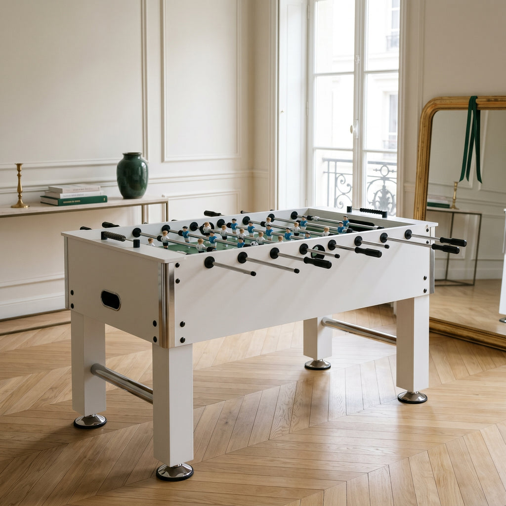 L'Albâtre, baby-foot blanc