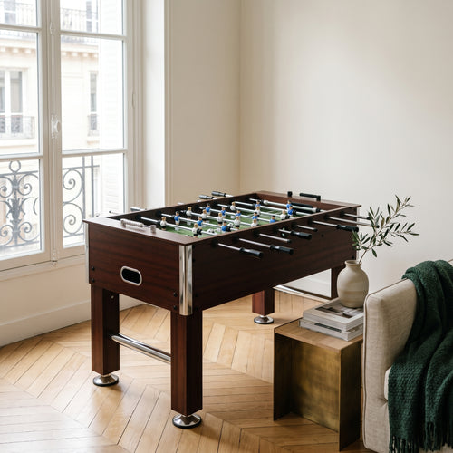 L'Établi, baby-foot marron