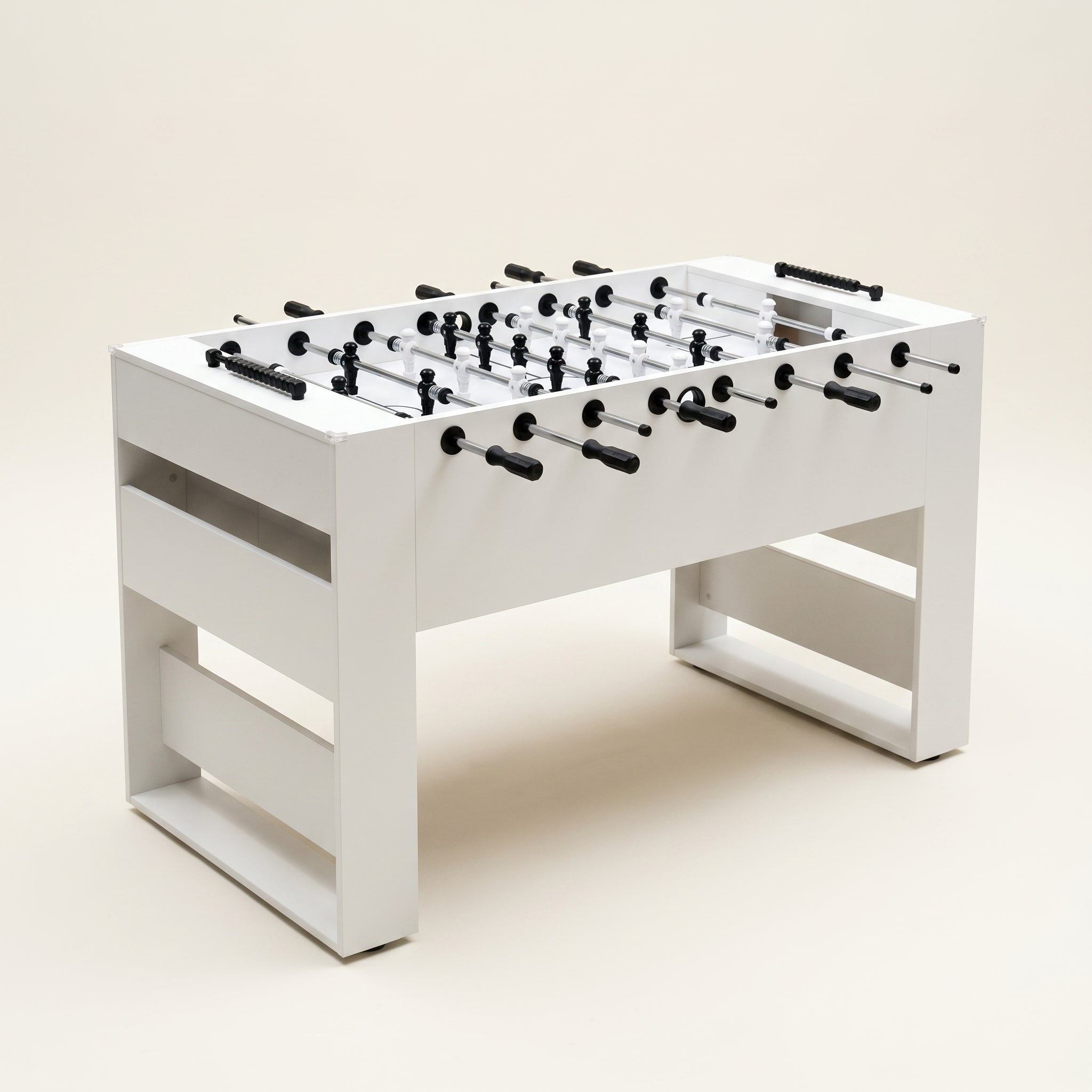 L'Épure, baby-foot console blanc