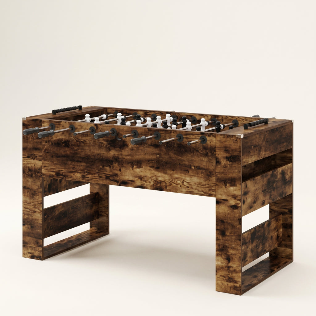 Le Cognac, baby-foot console chêne fumé