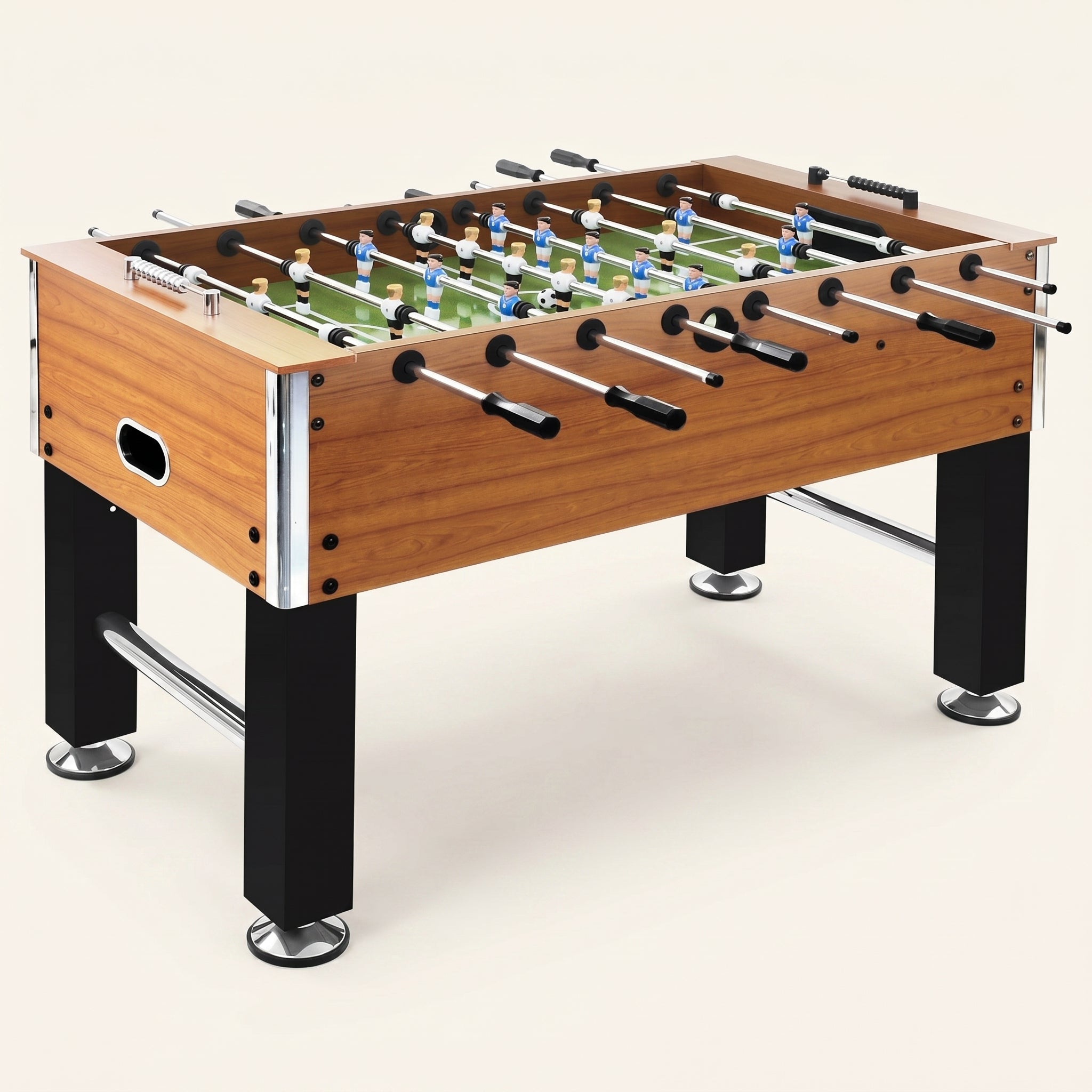 Le Comptoir, baby-foot bois et chrome